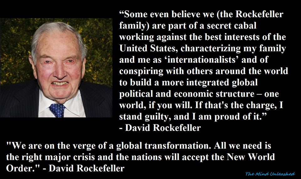 David Rockefeller is dead!!