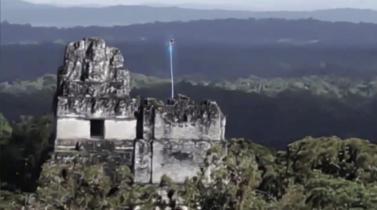 UFO over Tikal A viral video provokes Controversy about extraterrestrials in Guatemala