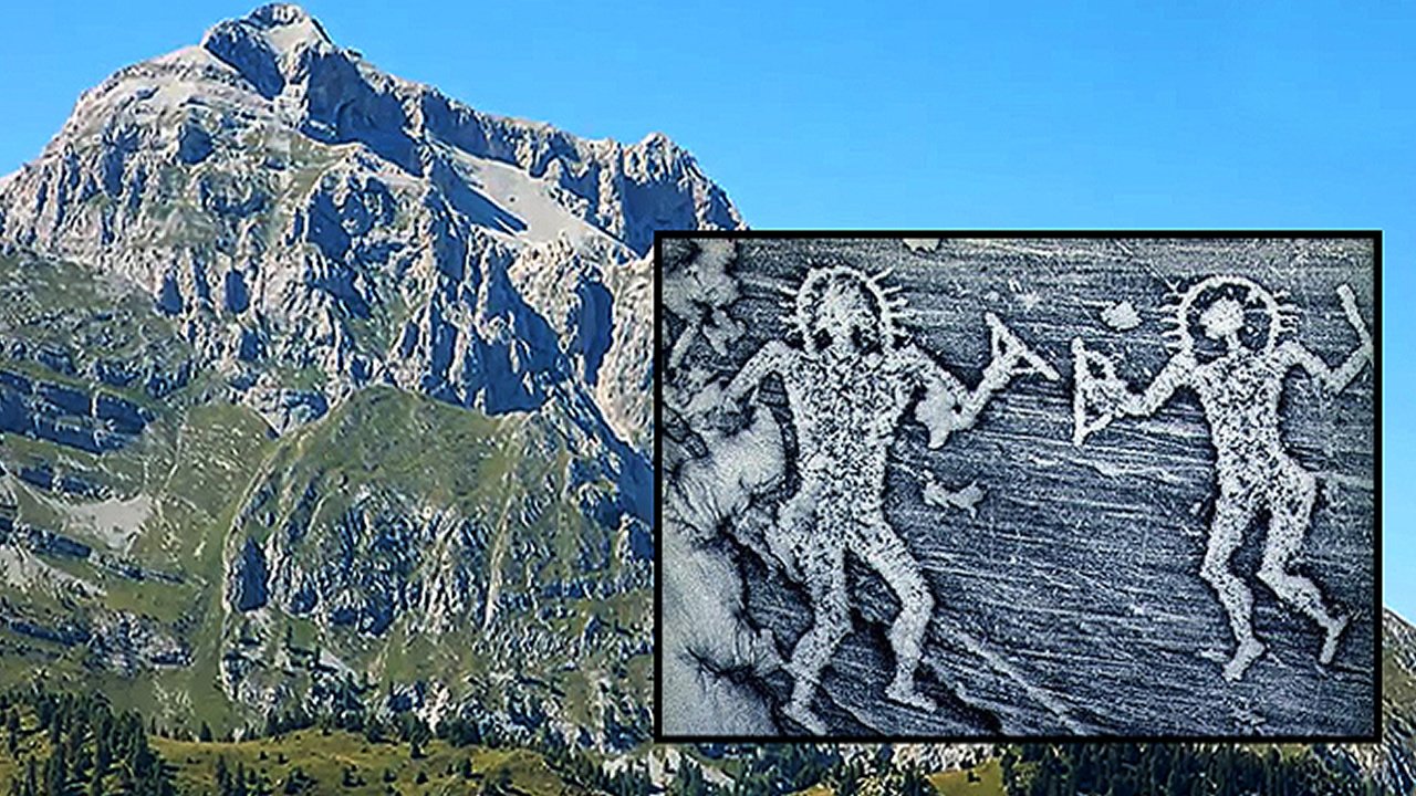 Ancient Astronauts ! Rock paintings in Italy show Extraterrestrial Presence in the Past