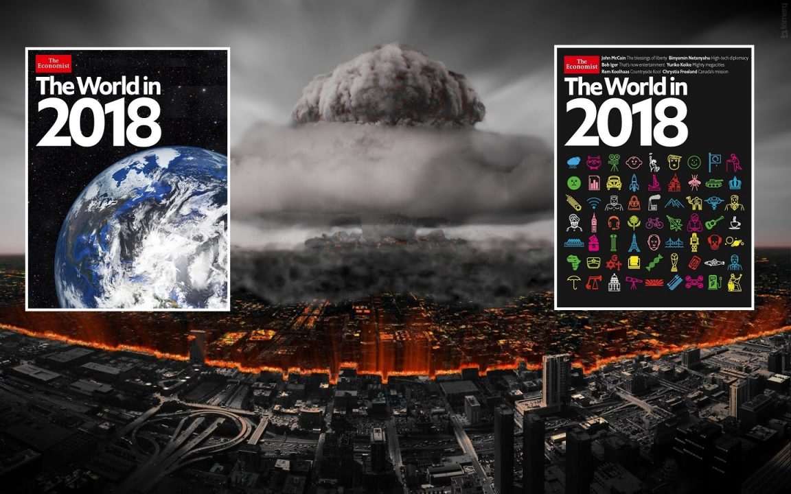 The World in 2018 : We Reveal the Terror Hidden Secrets on the Cover of “The Economist”