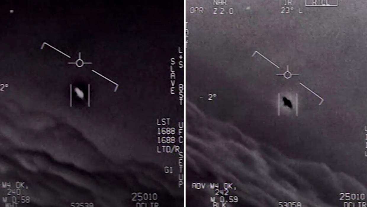 The Pentagon admits to having made secret investigations of UFOs for five years and there is a video that proves it