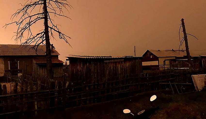 Day turned into night due to a mysterious phenomenon for Several hours