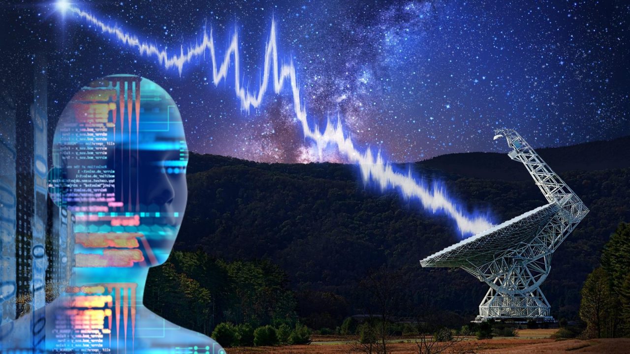 An Artificial Intelligence discovers extraterrestrial signal from deep space
