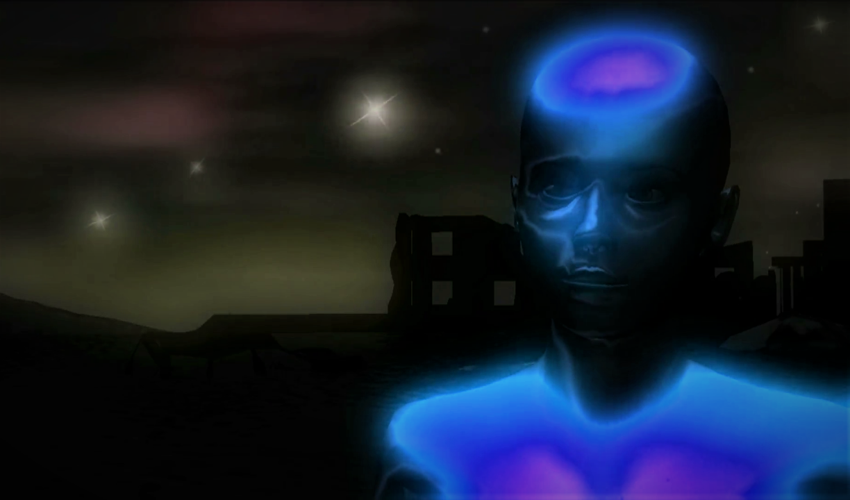 The mysterious encounter of some children with a “little blue man”