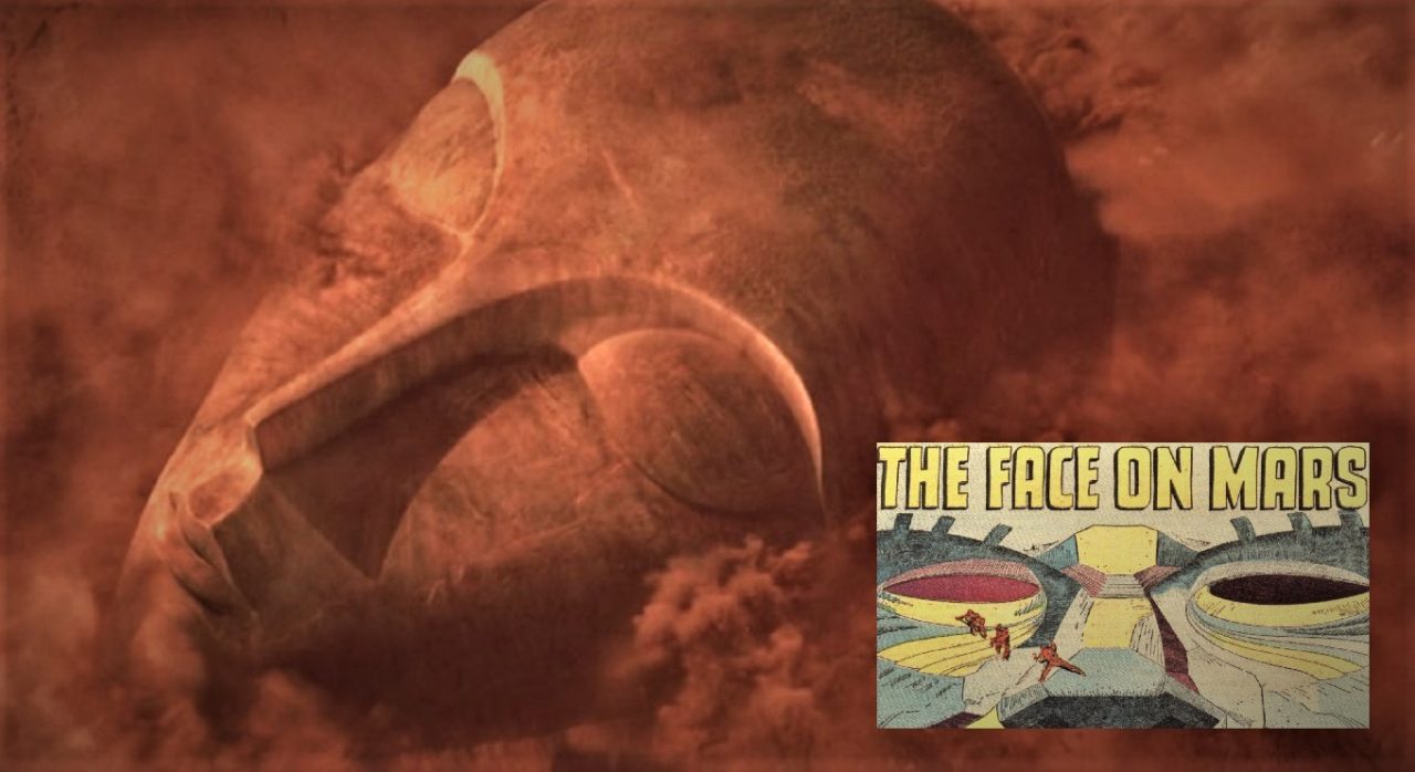 The face of Mars was predicted and drawn in a 1958 comic