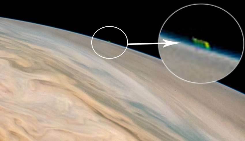 UFO on Jupiter : Images released by NASA shows a huge UFO on Jupiter