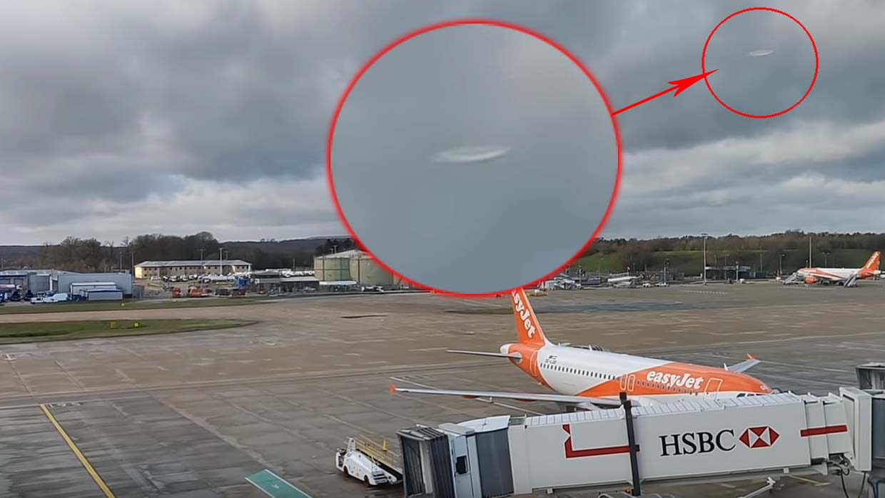 CONFIRMED: UFOs caused the closure of Gatwick airport and there is a video that shows