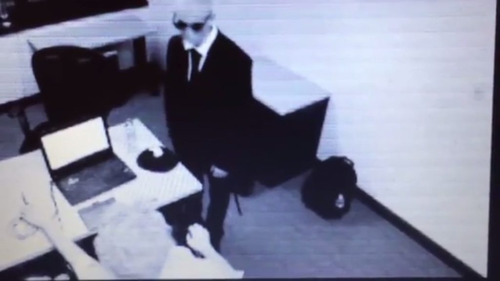 Supposed “Man in Black” captured in video kidnapping a person