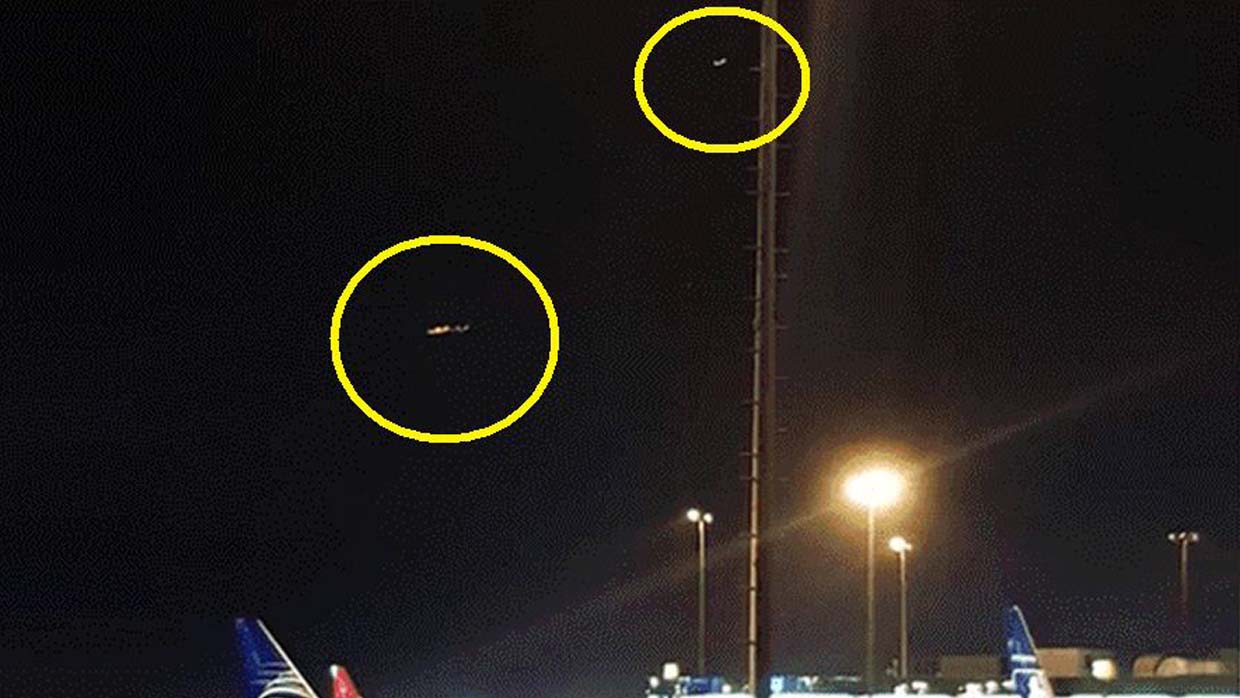 Peruvian authorities confirm the presence of two UFOs at the Jorge Chávez International Airport