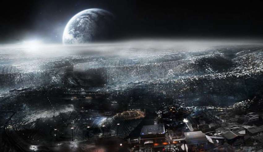 Scientists have discovered a huge metal structure hidden beneath the surface of the Moon