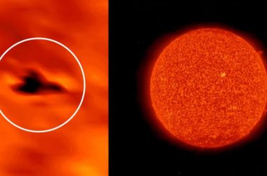 anomalia con forma de nave vista sobre la superficie del sol durante meses portada 768x432