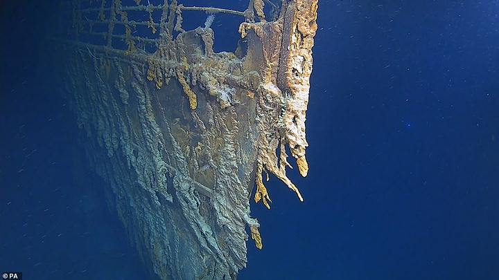 New high-resolution images of the Titanic show its deterioration