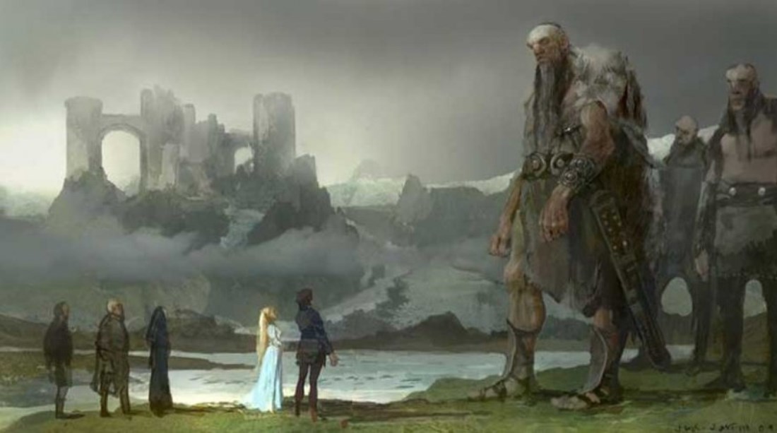 The remains of the city of giants where Goliath lived