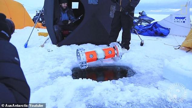 The underwater rover BRUIE that will explore Jupiter's moon Europa was tested in Antarctica