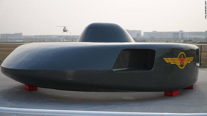 China presents a prototype helicopter “Super Great White Shark” that looks like a flying saucer