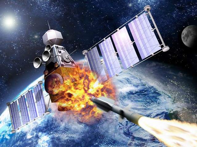 space war satellite