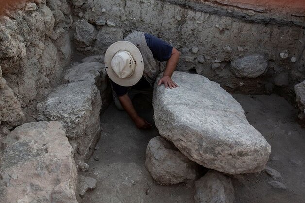 Archaeologists discovered the stone table where Ark of the Covenant rested