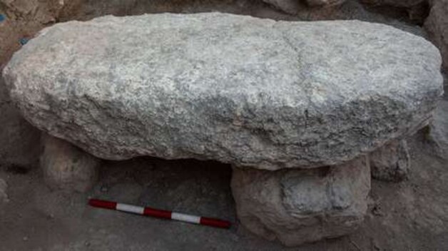 Archaeologists discovered the stone table where Ark of the Covenant rested