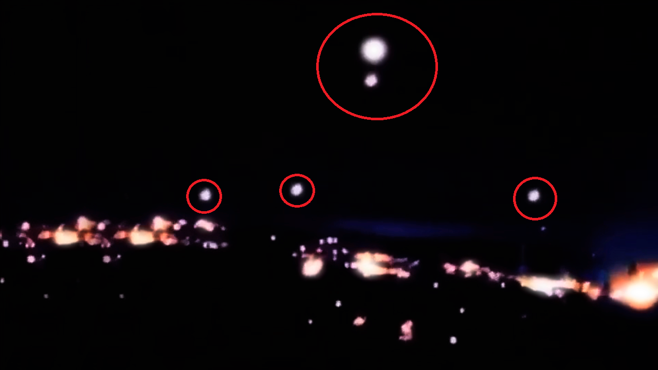 A UFO sighting Live recorded by several people