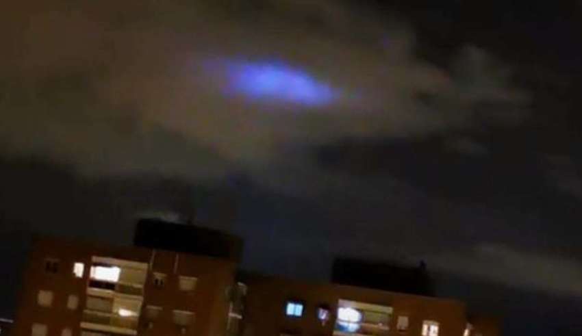 Strange blue lights are appearing in the skies around the world
