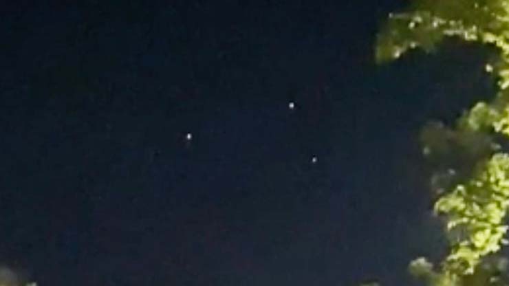 An astronomer records a triangular UFO over New Jersey