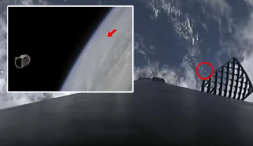 Multiple UFOs appeared during SpaceX Launch