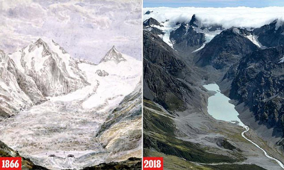 Glaciers in mountains where The Lord of the Rings was filmed have lost half of their ice 1 Glaciers in mountains where The Lord of the Rings was filmed have lost half of their ice