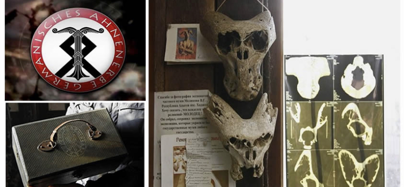 Mysterious skulls found in the briefcase of a Nazi secret society