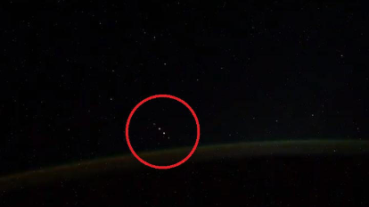 Cosmonaut observes five UFOs while filming the aurora from the International Space Station