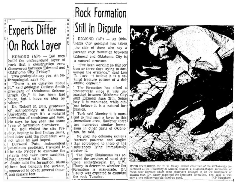 Manual labors in Oklahoma discovered an alleged 200,000 years old history challenging antediluvian structure 3 Lawton Constitution