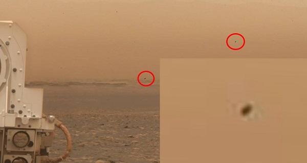 Photos Taken By NASA’s Curiosity Rover Shows Numerous UFOs On Mars