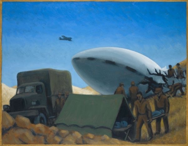 A Women Witnessed A crashed UFO along with a kidnapped person on board