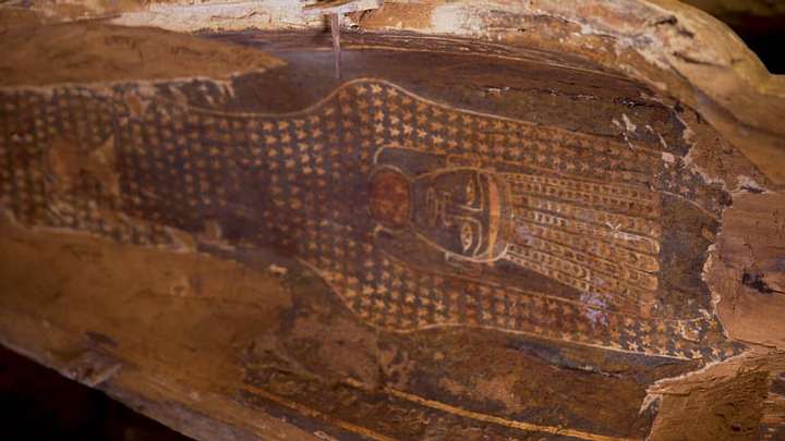 Archaeologists Found 2500 years old 13 wooden coffins in Egypt 2 Archaeologists Found 2500 years old 13 wooden coffins in Egypt