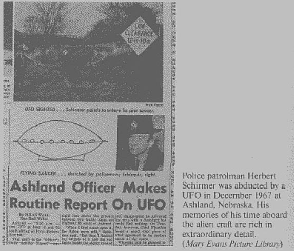 The Mysterious Alien Abduction Of  Police Officer Herbert Schirmer