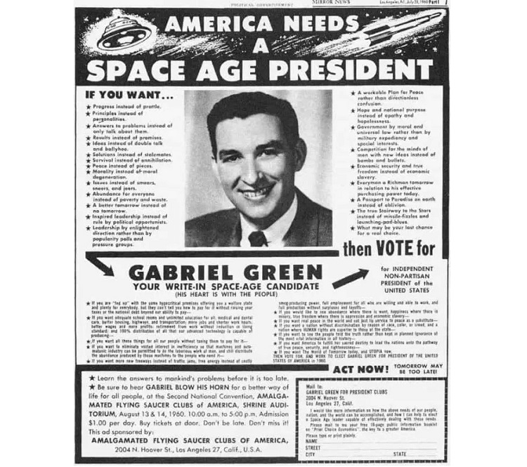 "The Aliens Asked Me To Save Humanity": Gabriel Green, Two-Time Presidential Candidate 3 41499220