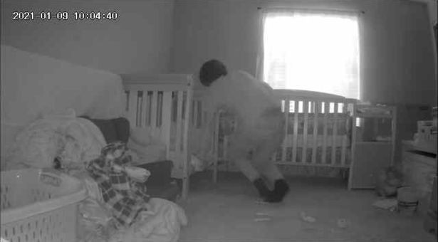 A Terrifying Horned Demon Was Captured By Camera Near A Child's Bed