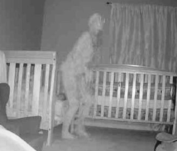 A Terrifying Horned Demon Was Captured By Camera Near A Child's Bed