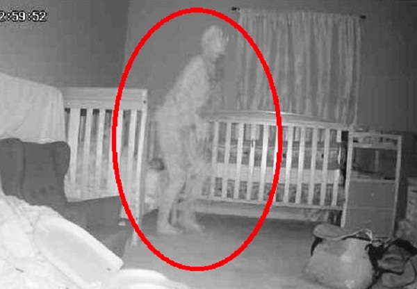 A Terrifying Horned Demon Was Captured By A Camera Near A Child’s Bed
