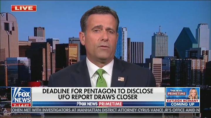 Former Intelligence Chief John Ratcliffe: “We detected far more UFOs than the public knows”