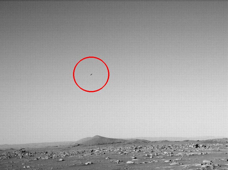 NASA's Perseverance Rover Photographs A Flying Object On Mars 1 NASA's Perseverance Rover Photographs A Flying Object On Mars