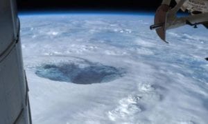 hollow Earth theory.