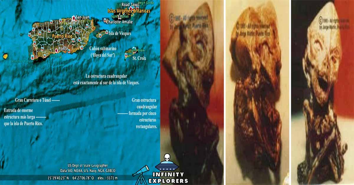 Mysterious Alien Encounters In Puerto Rico: Deadbody Of An Alien And Underwater Alien Bases