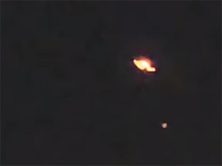 Glowing UFO