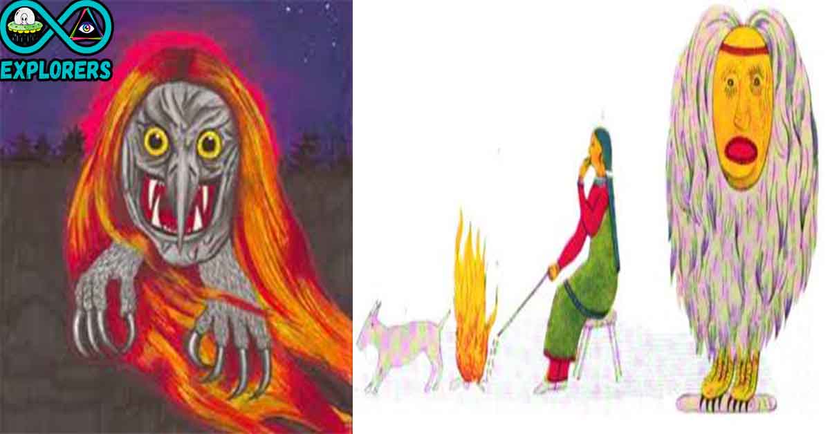 The Flying Head – Man-Eating Head From The Lore Of The Iroquois