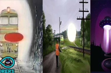 Train Pulled By A UFO For An Hour