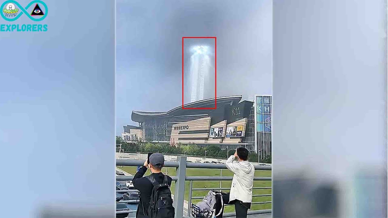 A Mysterious Beam Of Light Appeared Over Shenyang, China