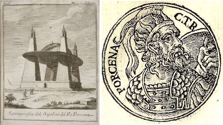 The Enigmatic UFO Shaped Tomb Of Lars Porsena: 60 Meters Taller Than The Great Pyramid? 1 UFO Shaped Tomb Of Lars Porsena