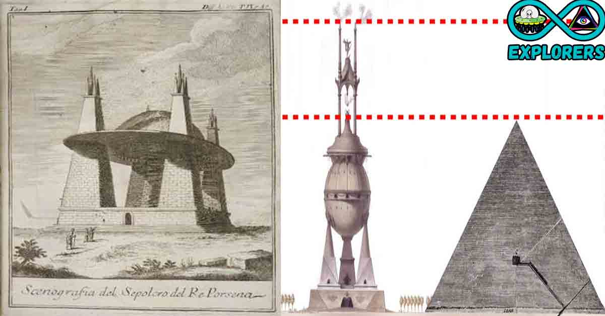 The Enigmatic UFO Shaped Tomb Of Lars Porsena: 60 Meters Taller Than The Great Pyramid?