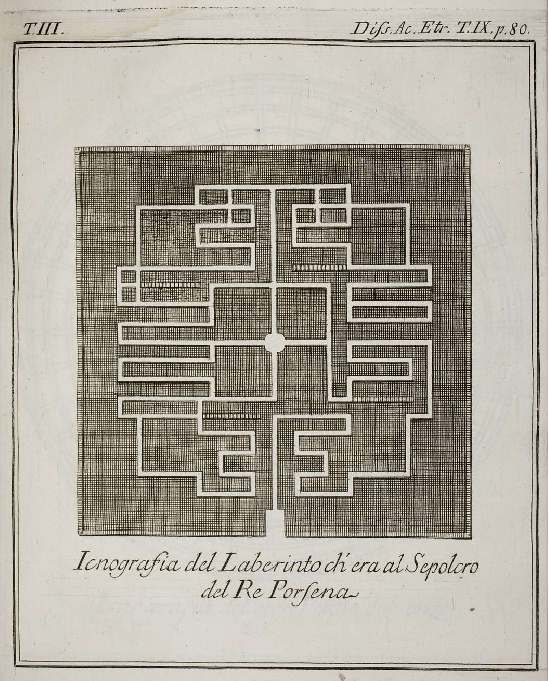 The Enigmatic UFO Shaped Tomb Of Lars Porsena: 60 Meters Taller Than The Great Pyramid? 5 larsporsena labertinto