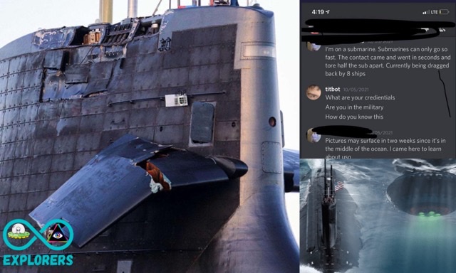 US Submarine Collided With An Unidentified Submerged Object
